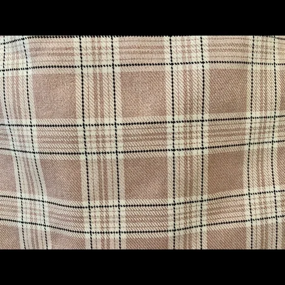 Adjustable plaid spaghetti strap crop top with corset style back - small - NWT - Picture 2 of 7